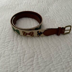Smathers & Branson Bow-tie Khaki Belt